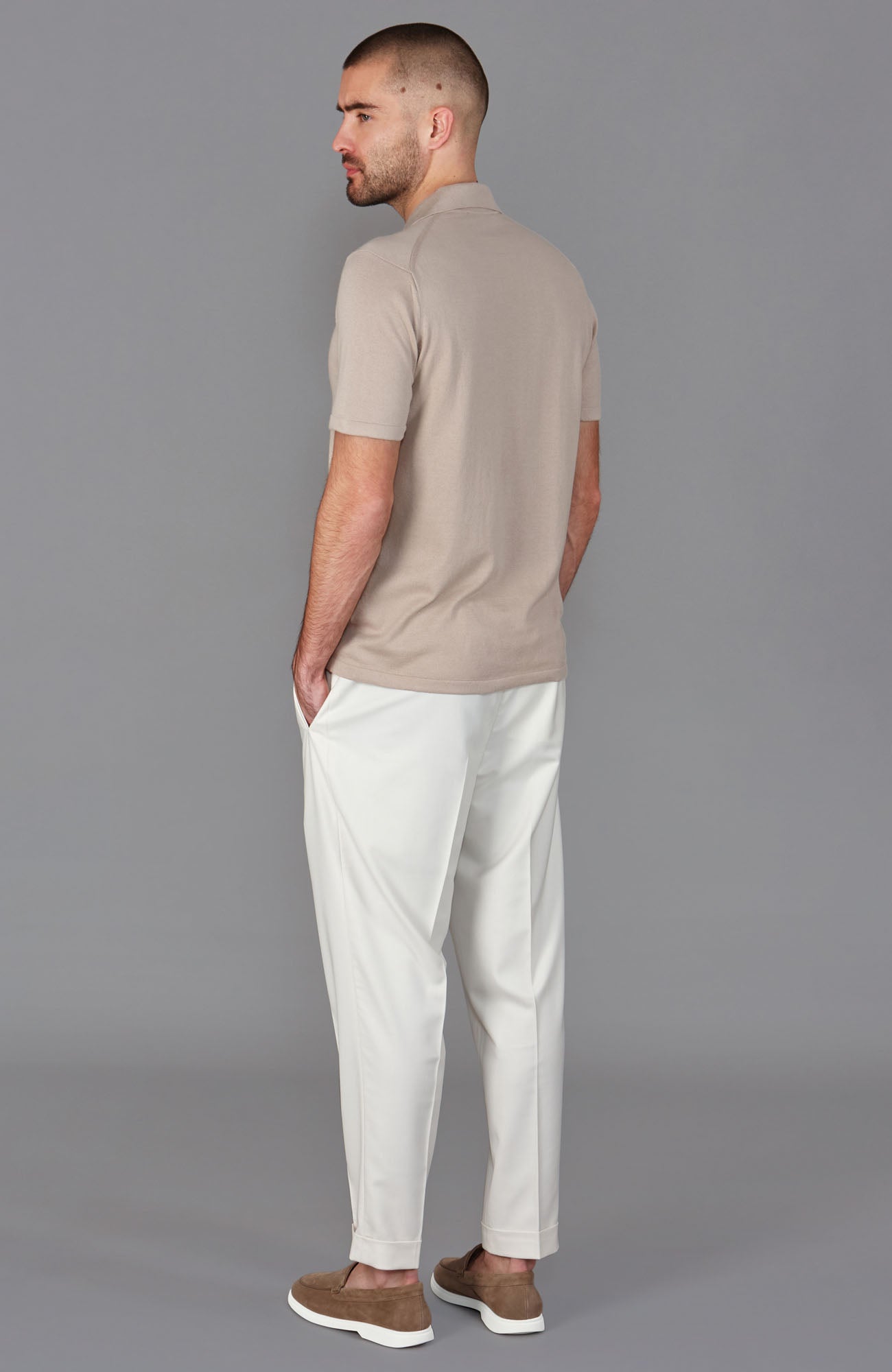 linen mens cuban collar shirt