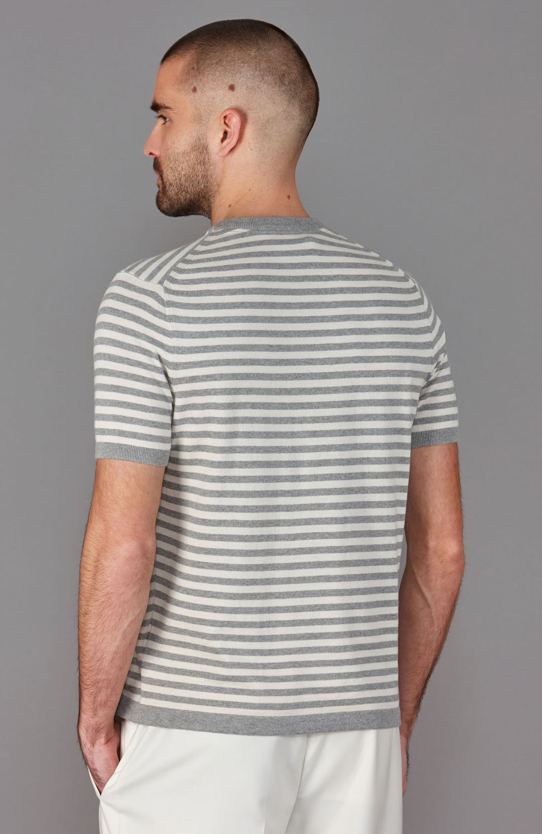 grey mens breton stripe t-shirt