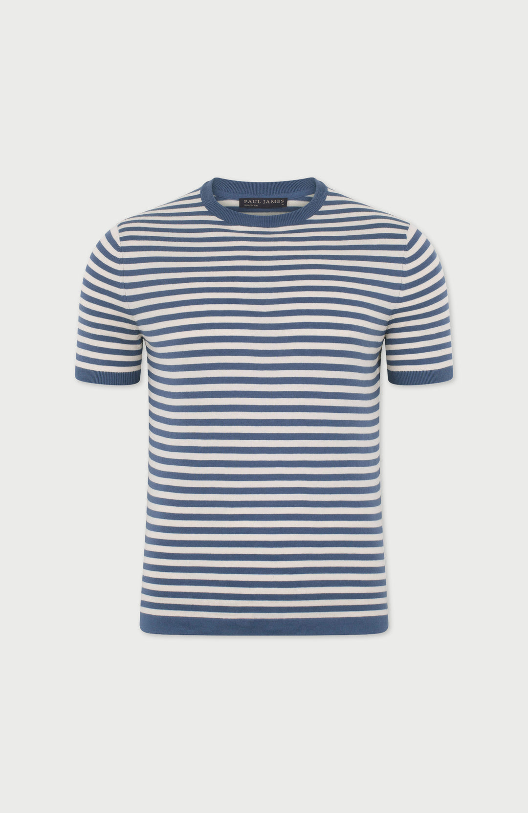 blue mens stripe t-shirt