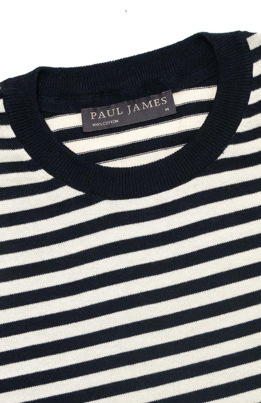 mens navy breton stripe t-shirt