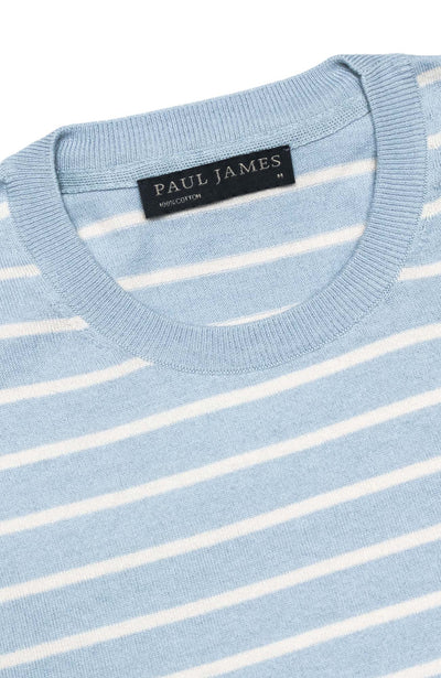 blue stripe t shirt