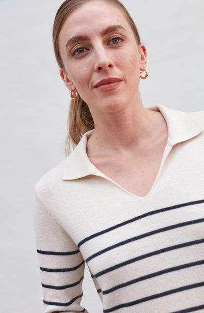 ecru womens breton jumper