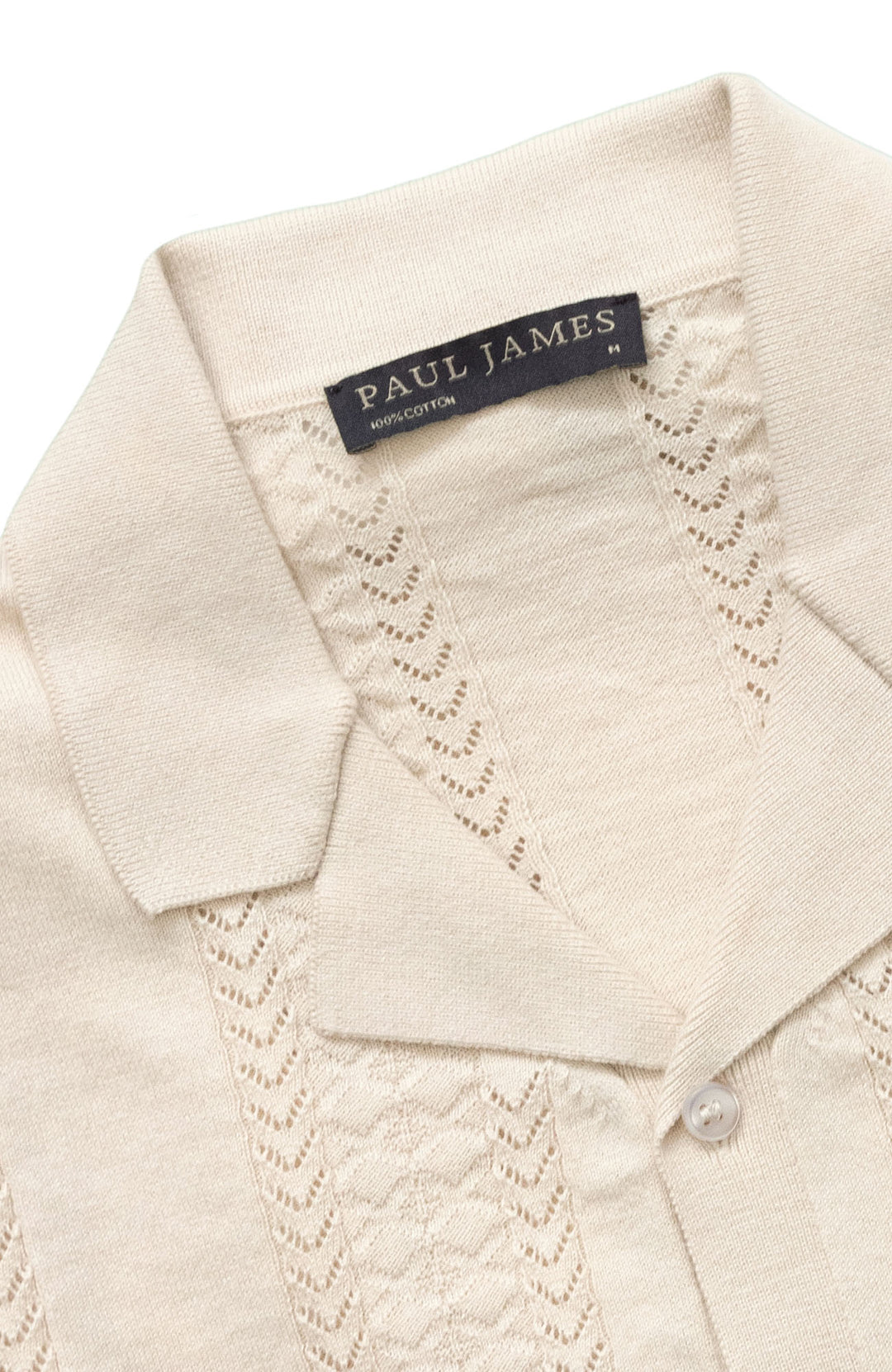 mens cuban collar knitted shirt
