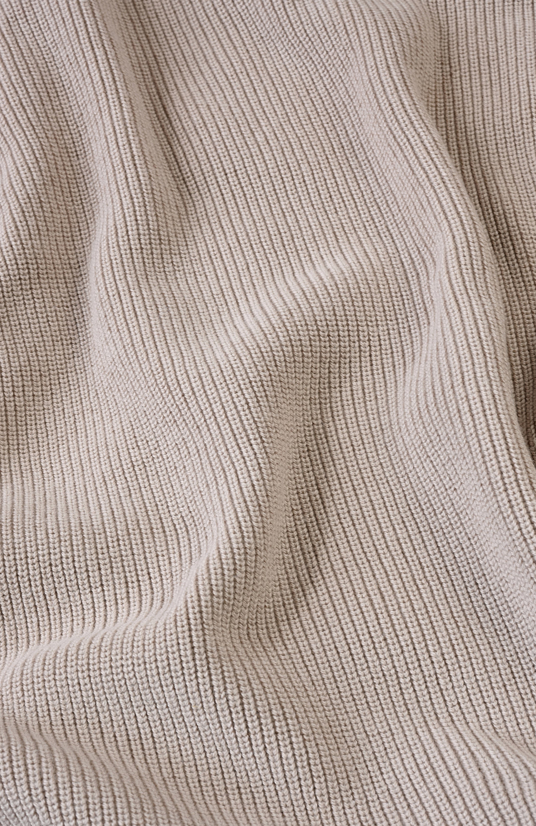 Linen Womens Cotton Zip Neck Jumper By Paul James
