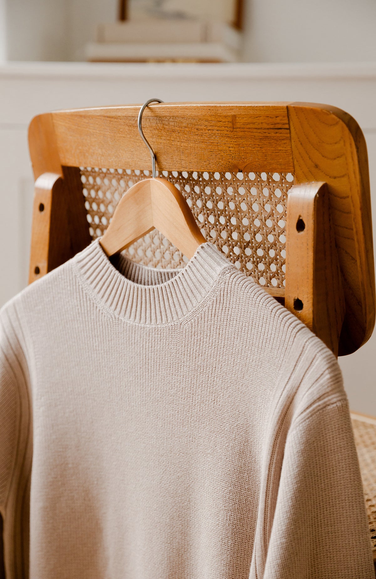 Womens Lightweight Cotton Fisherman Rib Jumper - Feature 2