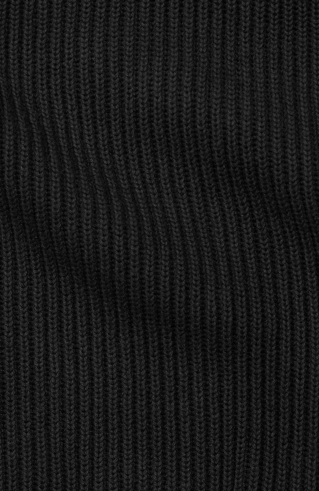 black mens fisherman stitch