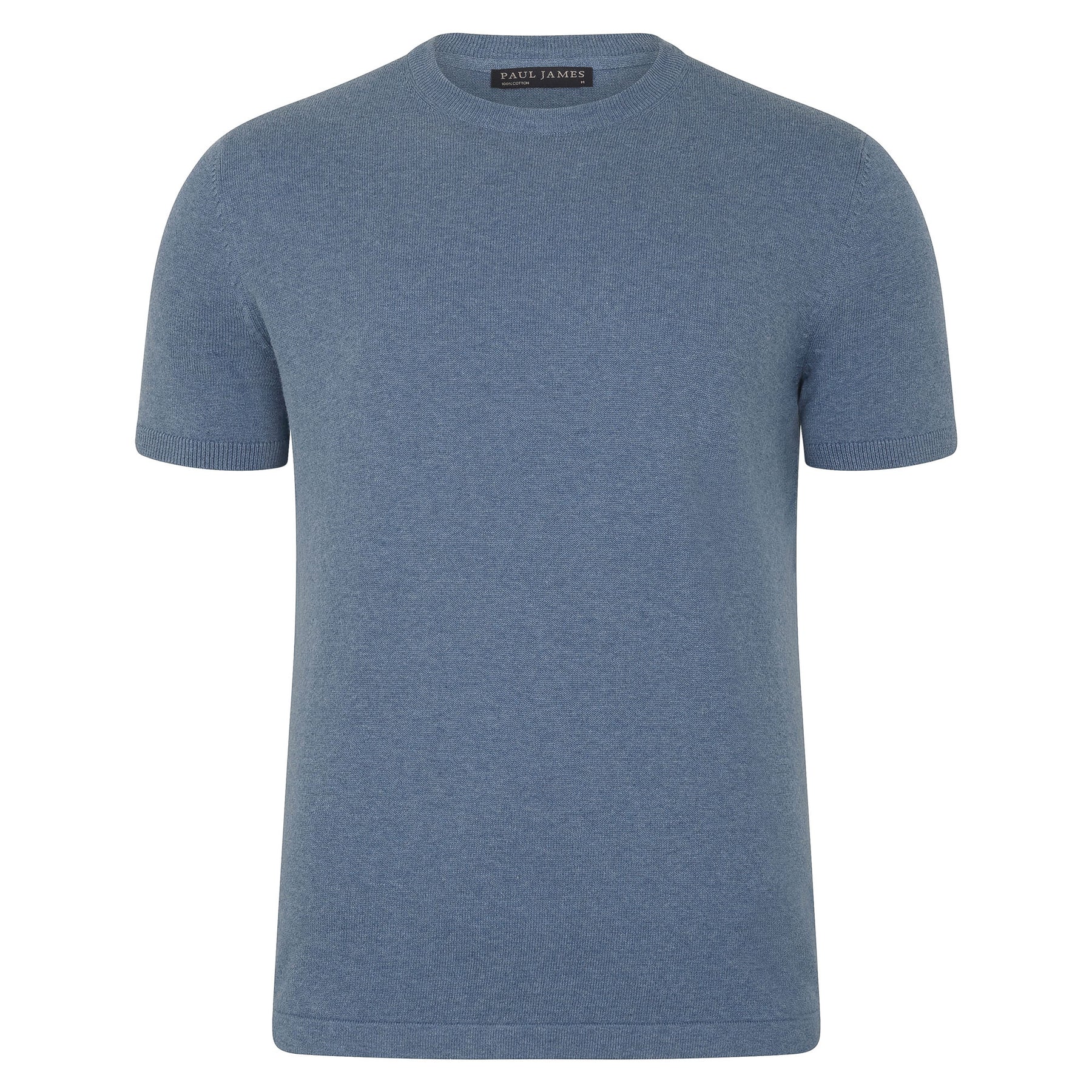 Mens Lightweight Cotton Knitted T-Shirt – Paul James Knitwear