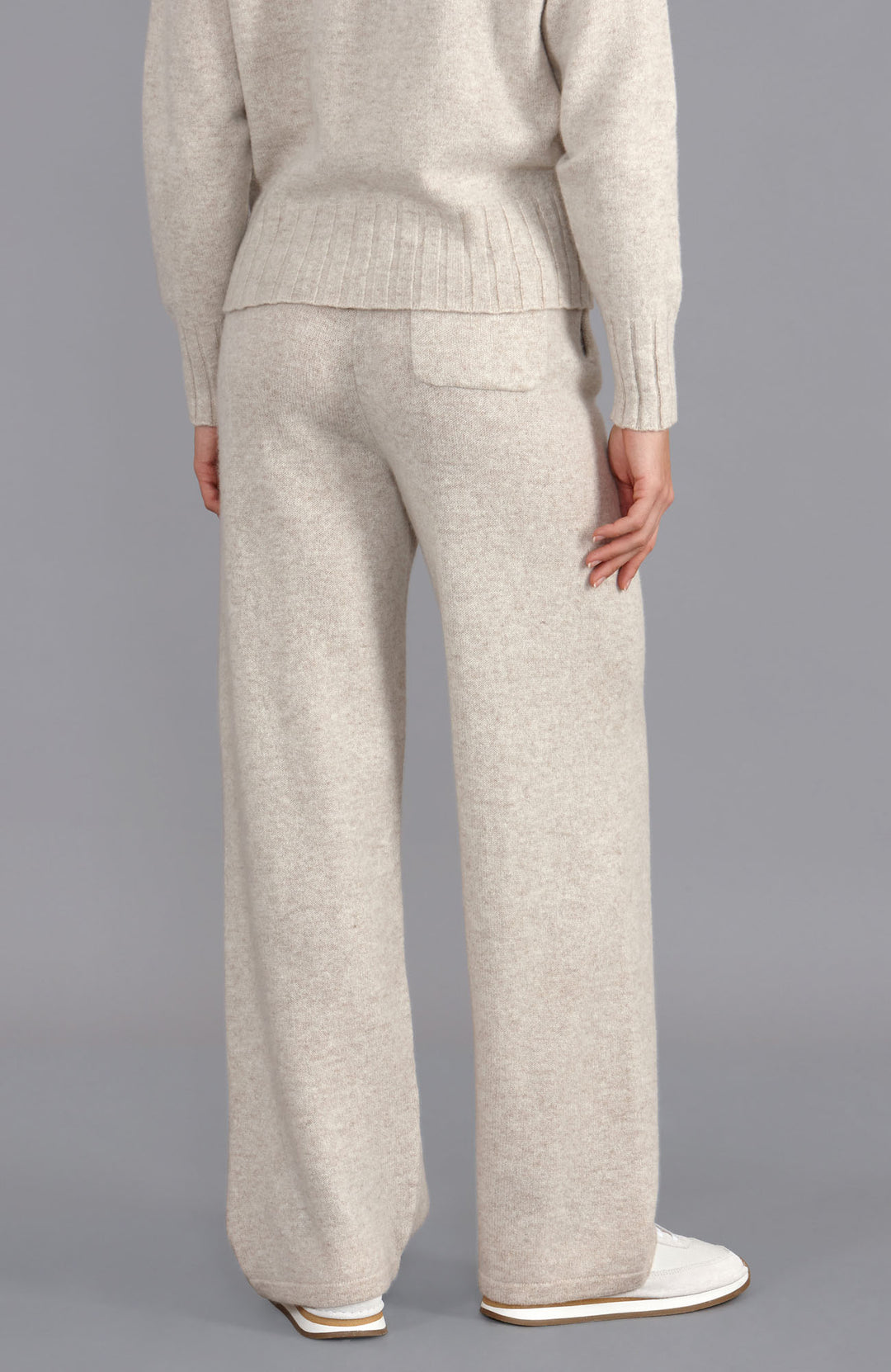 Linen womens lambswool trousers by Paul James