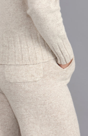 Linen womens lambswool trousers by Paul James