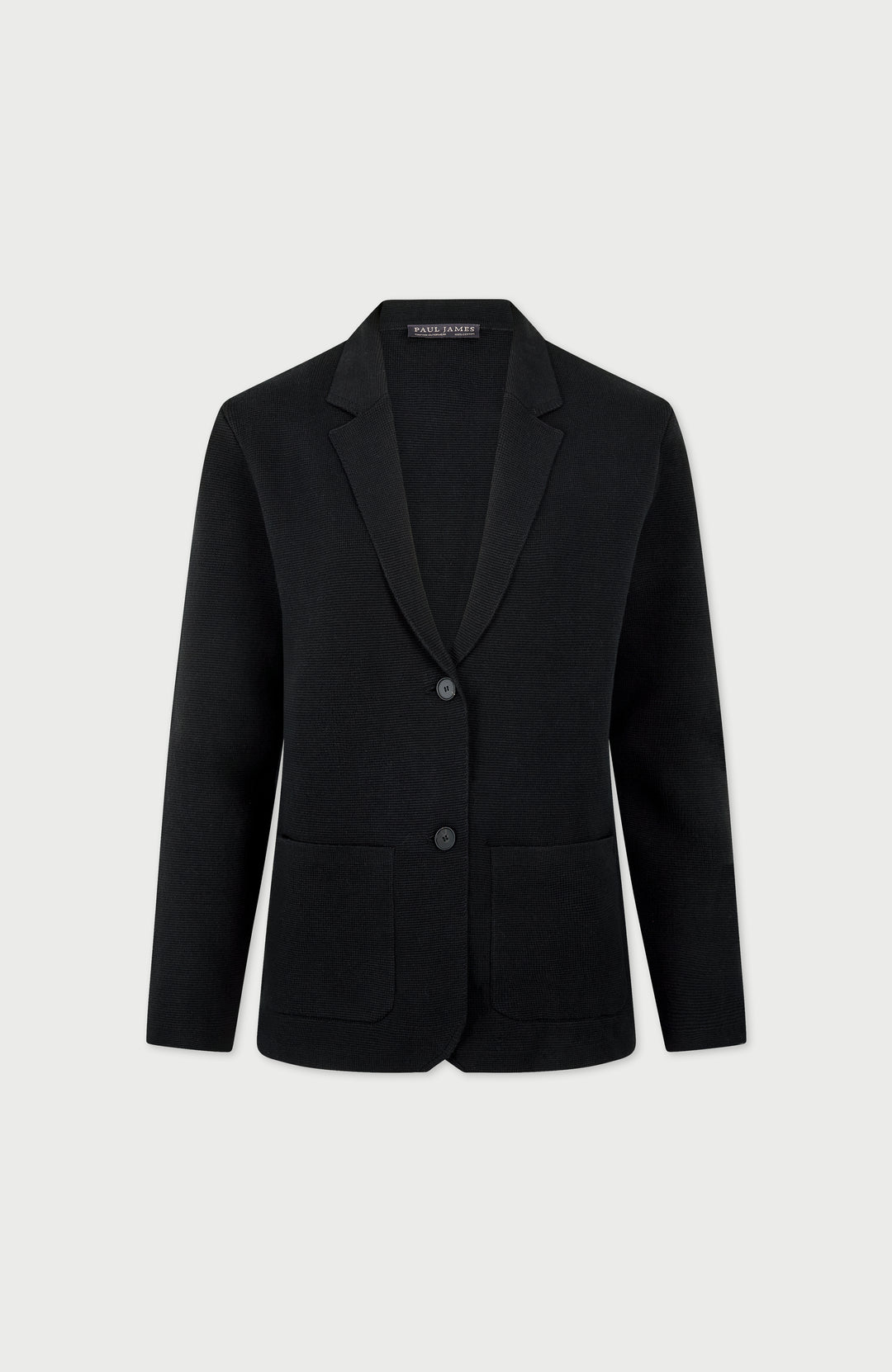Black Womens Cotton Blazer By Paul James