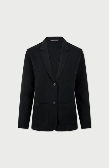 Black Womens Cotton Blazer By Paul James