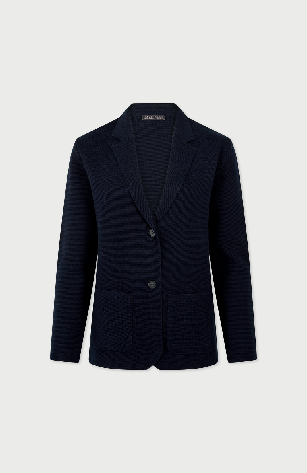 Navy Womens Cotton Blazer By Paul James