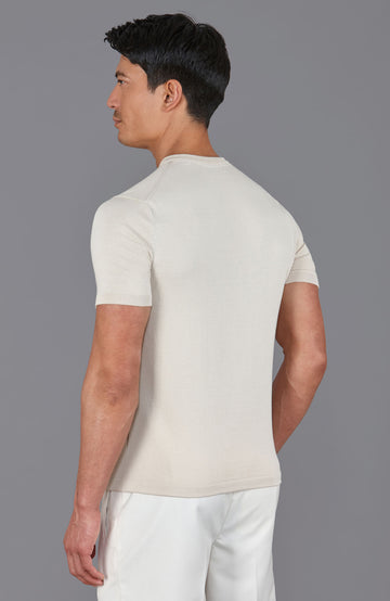 birch mens v neck knitted t shirt