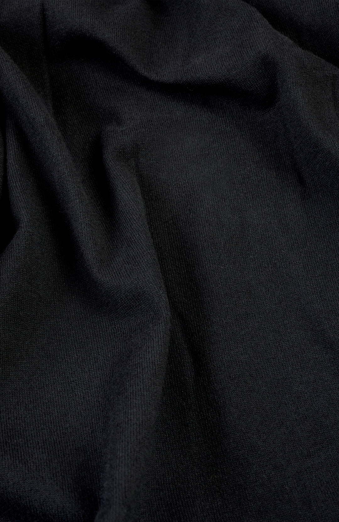 Black Womens Cotton Crew Neck T-Shirt By Paul James