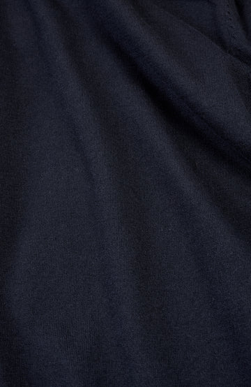 Navy Womens Cotton Crew Neck T-Shirt By Paul James