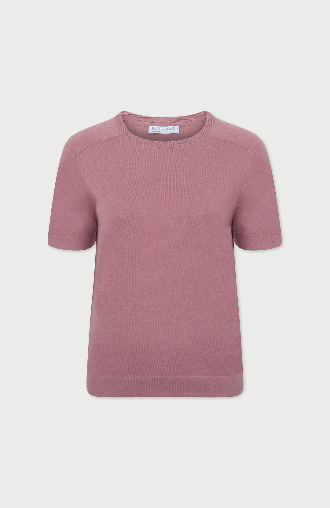 Pink Womens Cotton Knitted T-Shirt By Paul James