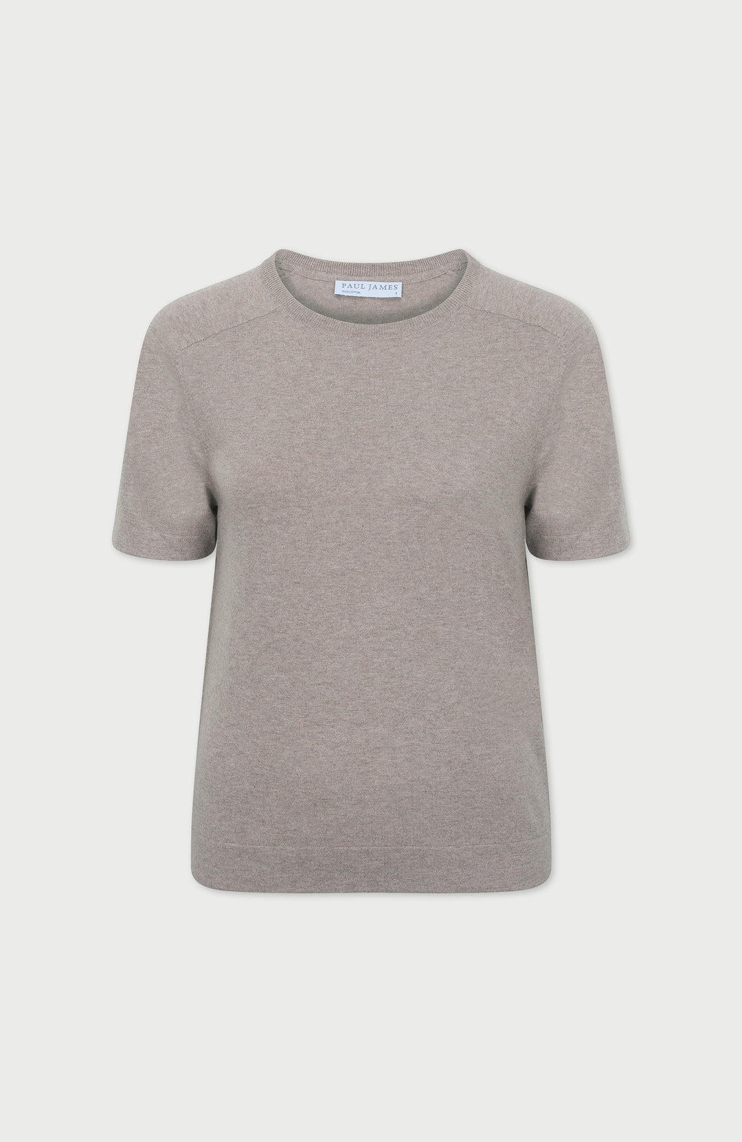 Mushroom Womens Cotton Knitted T-Shirt By Paul James