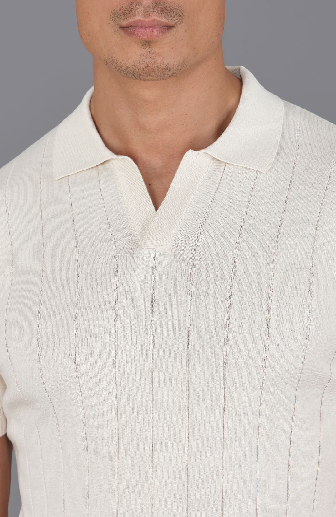 ecru mens short sleeve polo shirt