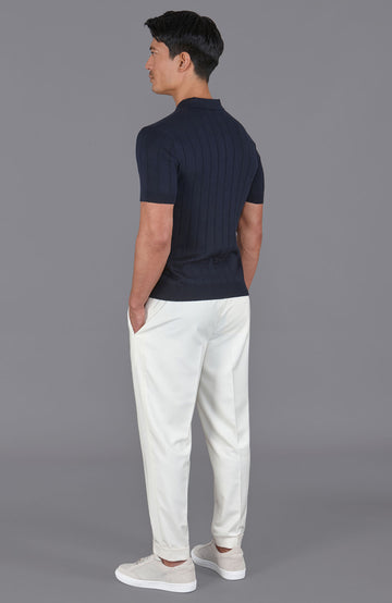 navy mens short sleeve polo shirt