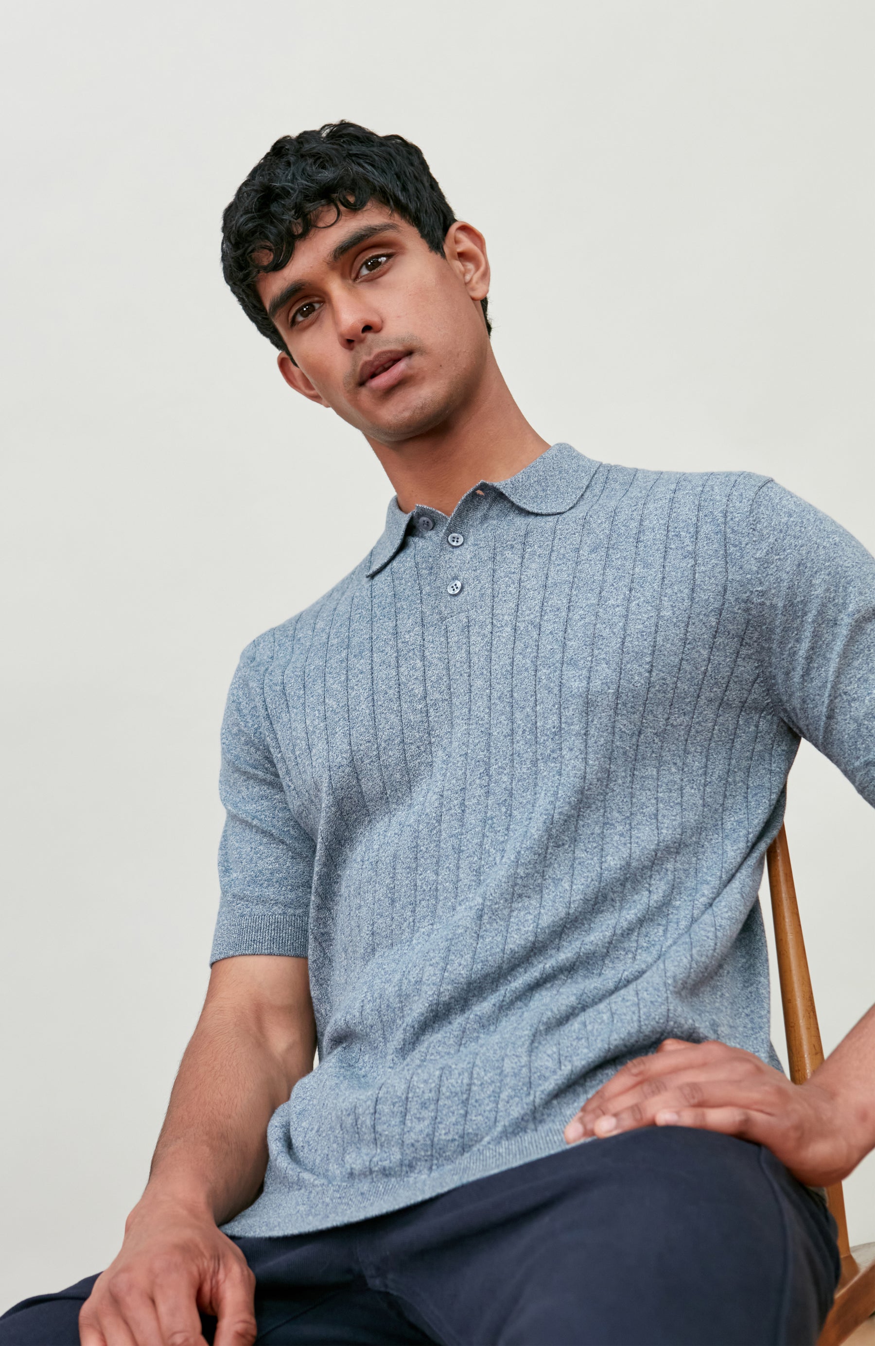 mens dress polo shirts Mens Ultra Fine Cotton Selection Knit Polo Shirt – Paul James Knitwear
