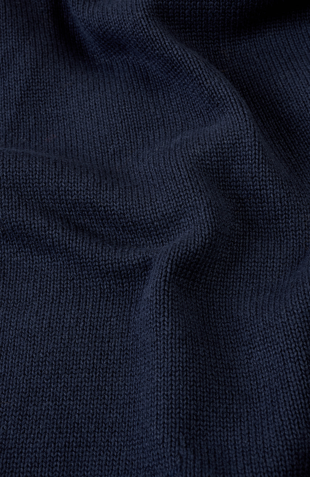 Navy Mens Cotton Linen Jumper By Paul James