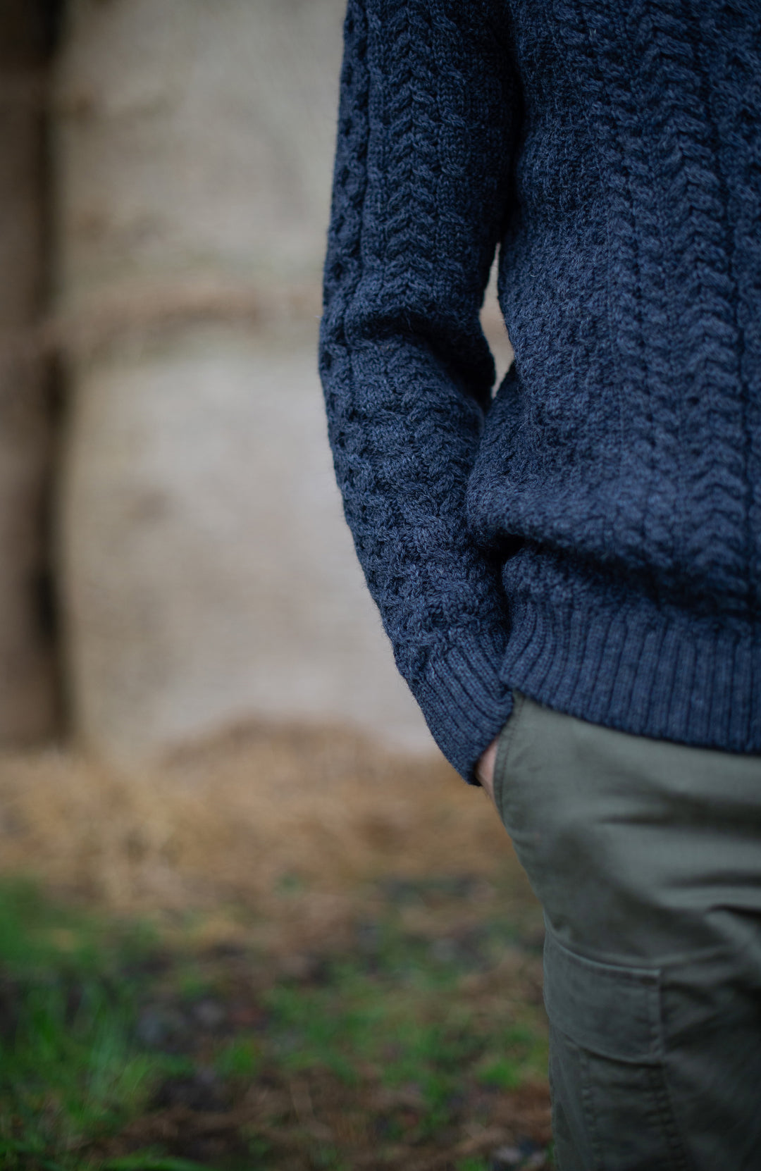 Mens British Wool Jumper By Paul James