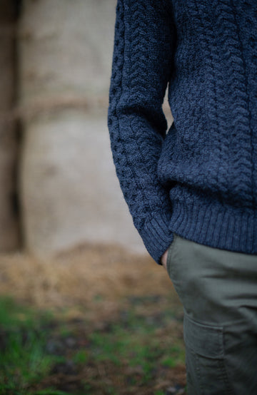 Mens British Wool Jumper By Paul James