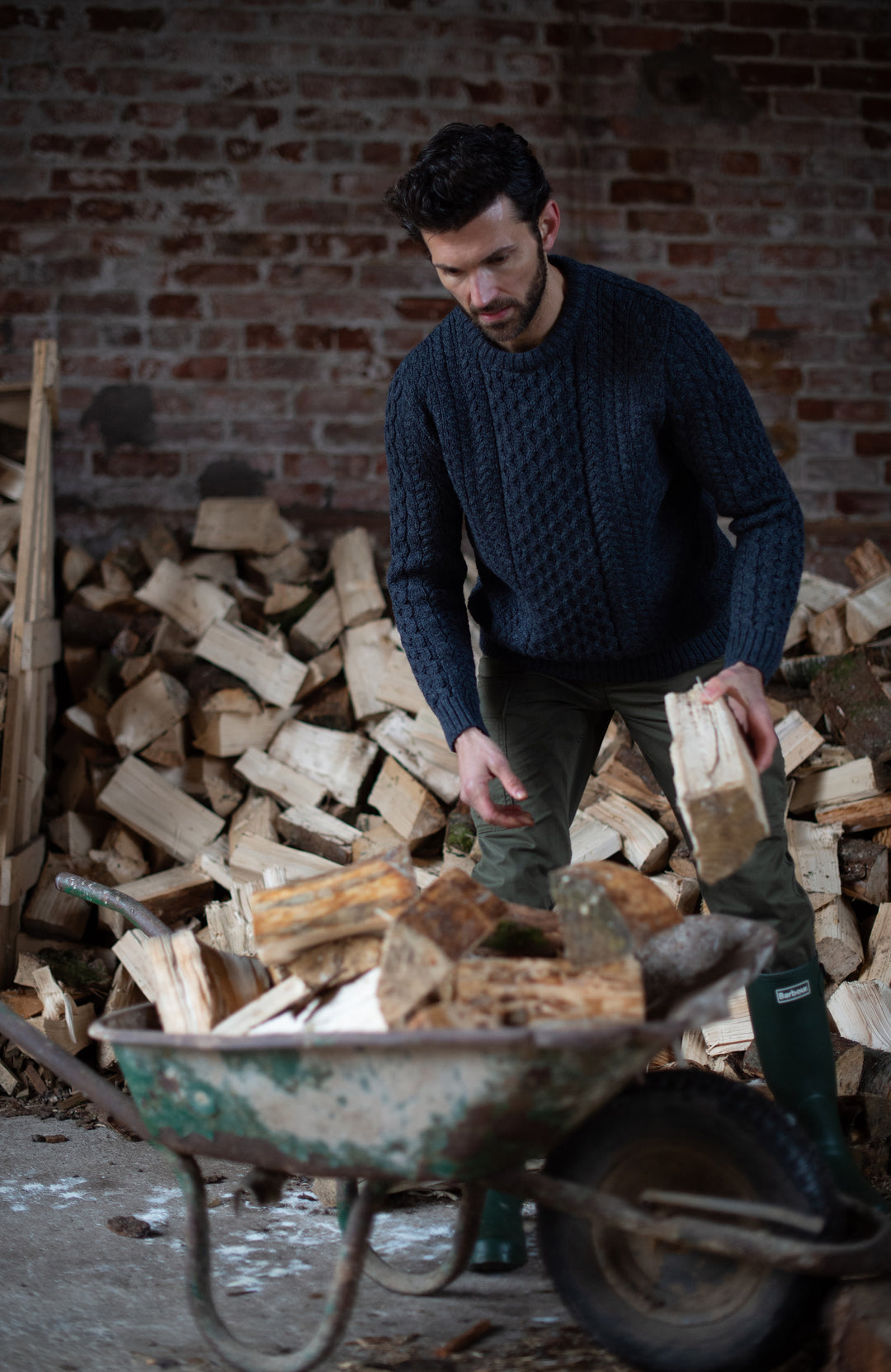 Mens British Wool Jumper By Paul James