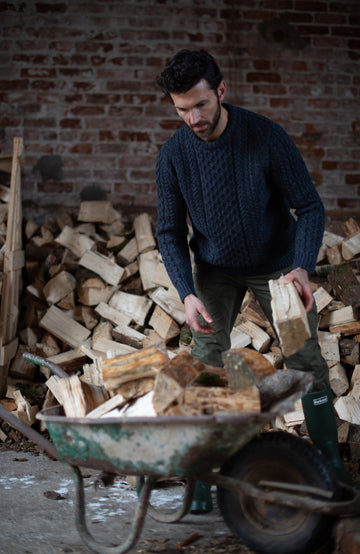 Mens British Wool Jumper By Paul James