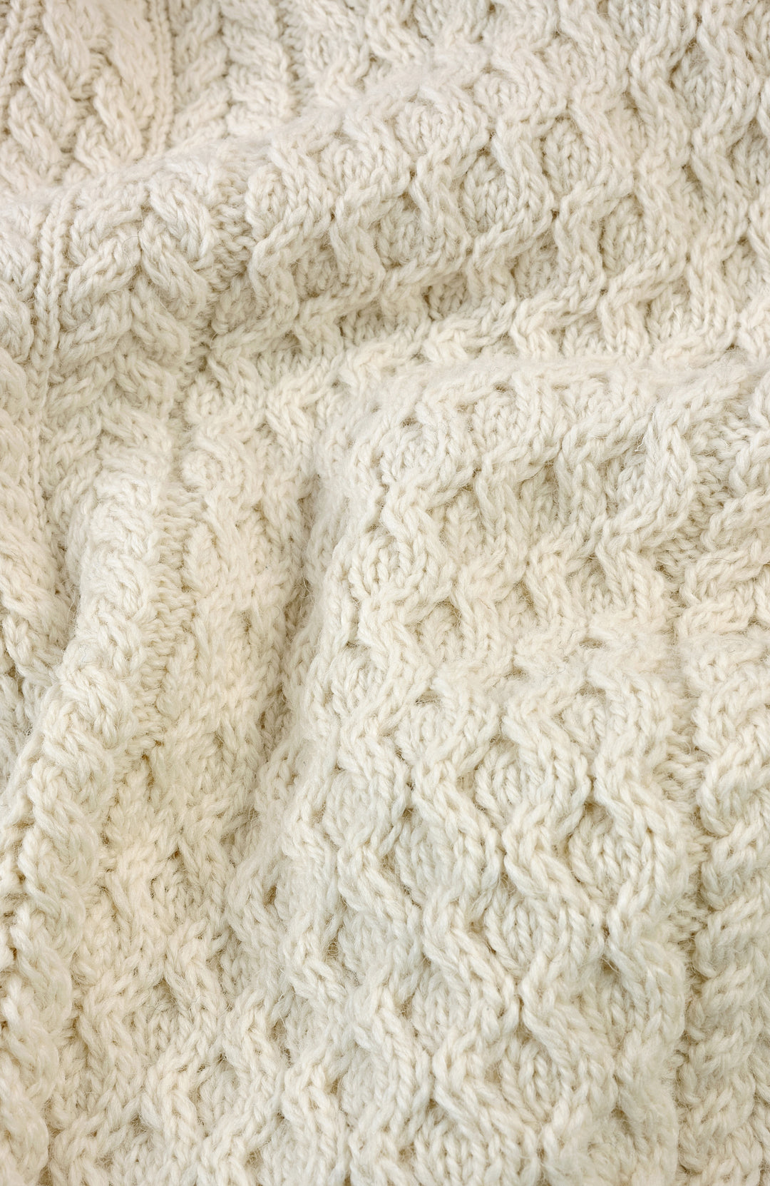Ecru Mens British Wool Jumper By Paul James