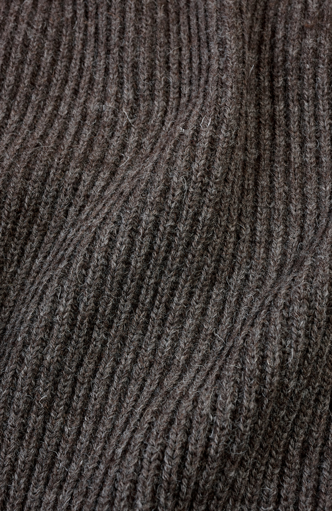 Brown Mens Chunky British Wool Shooting Jumper By Paul James