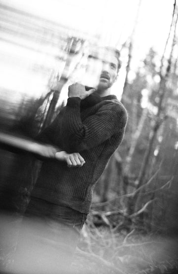 Men's Green Made In England British Wool Shooting Jumper by Paul James Knitwear