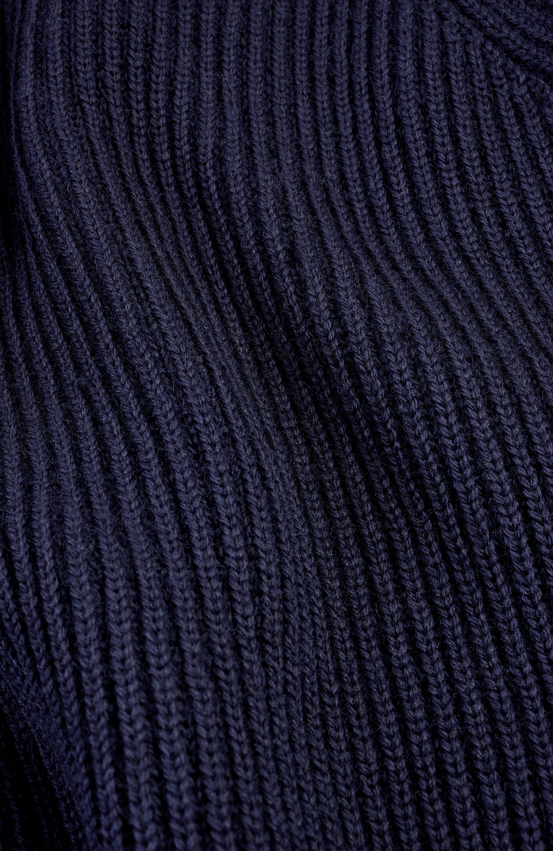 Navy Mens Chunky British Wool Shooting Jumper By Paul James