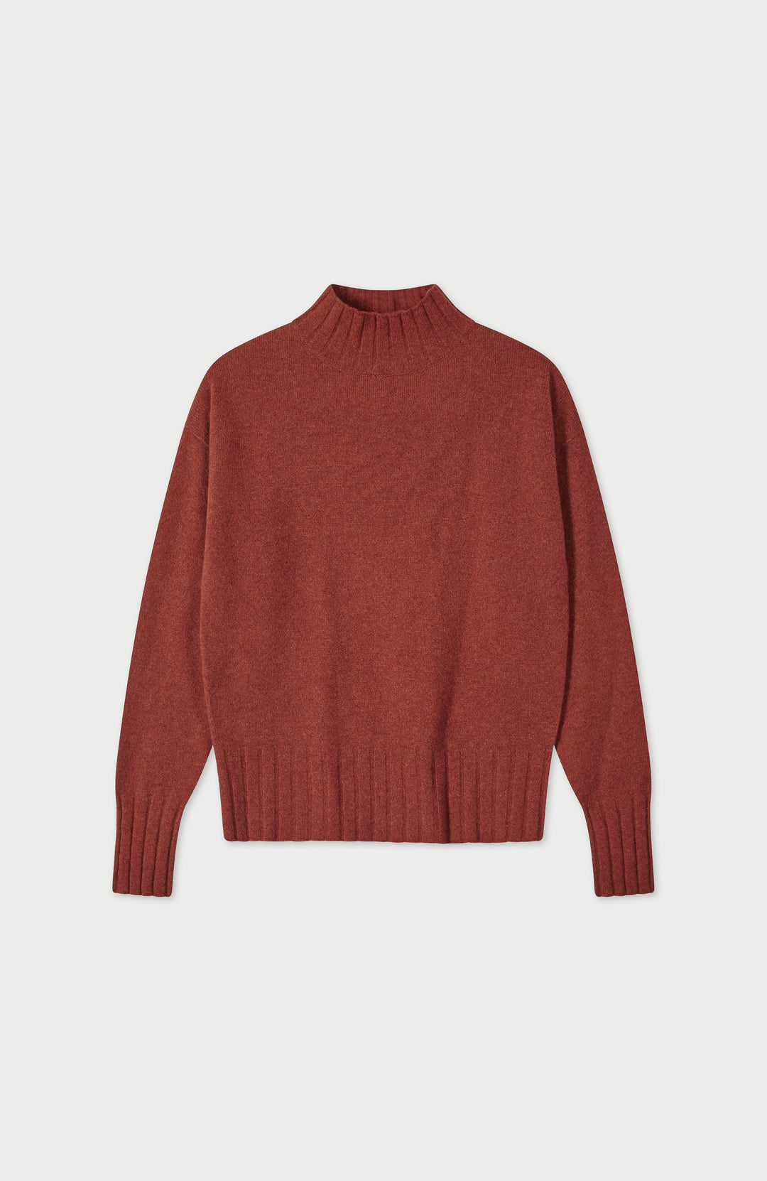 Brown Womens Lambswool Made In England Jumper By Paul James