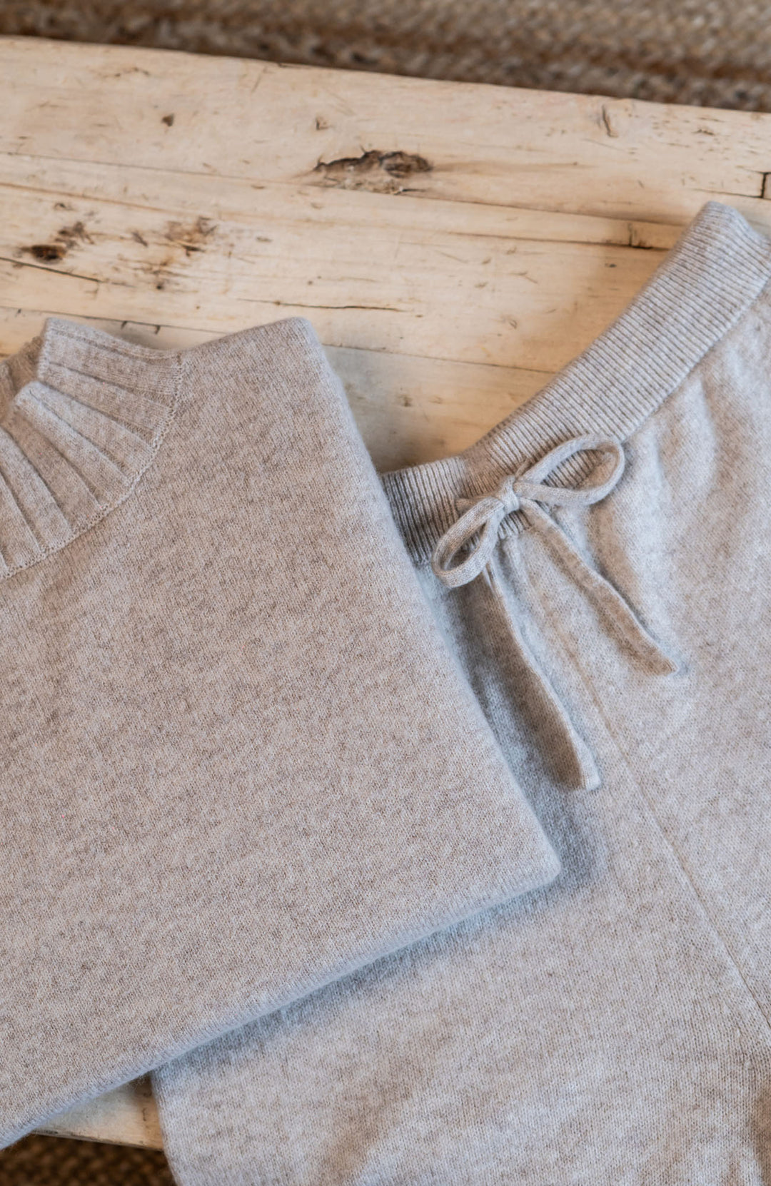 Womens lambswool jumper and trouser by Paul James