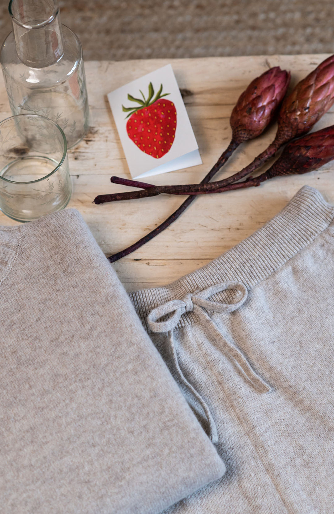 Lambswool knitted trouser by Paul James