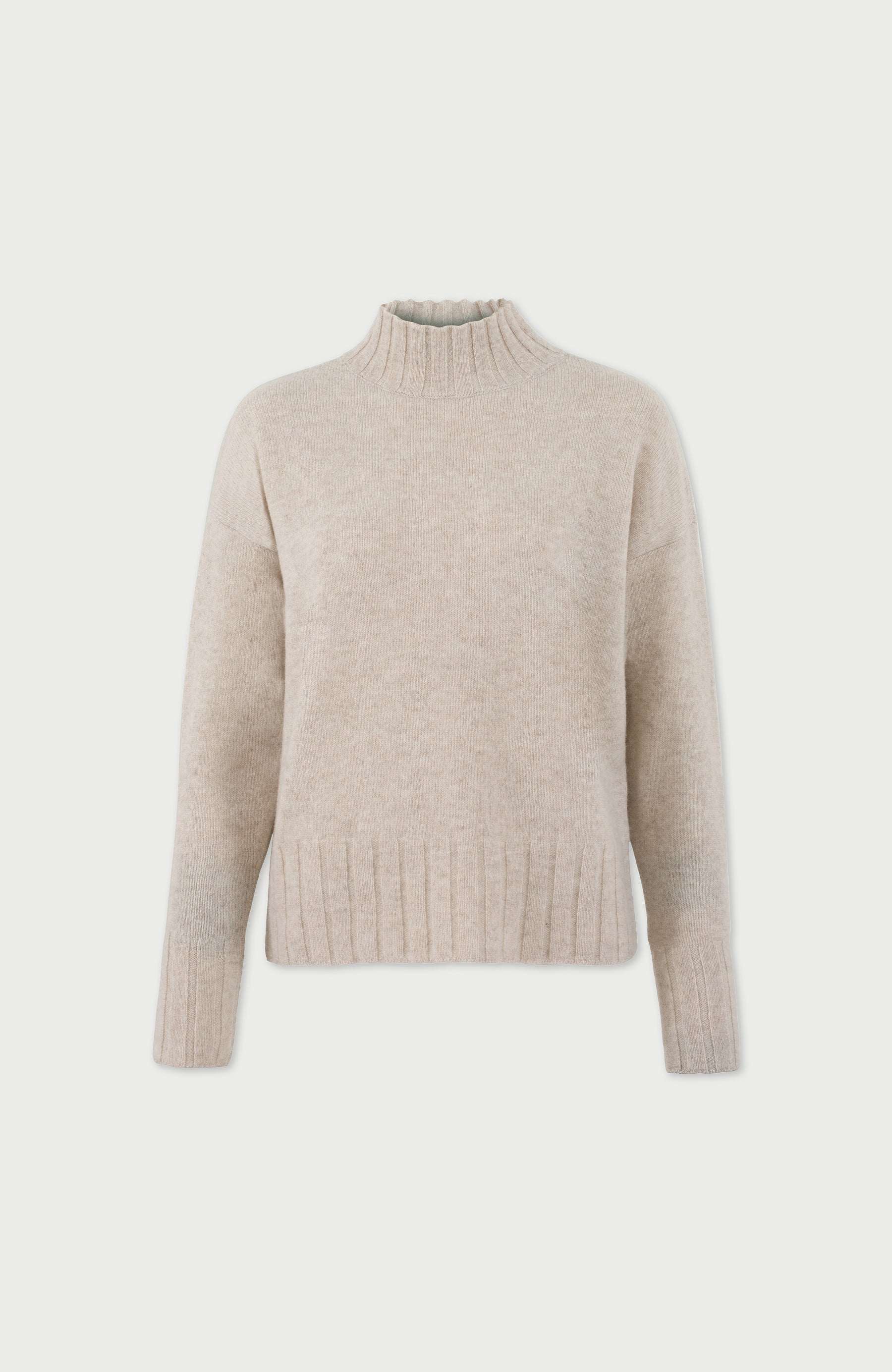 Linen Womens Lambswool Jumper By Paul James