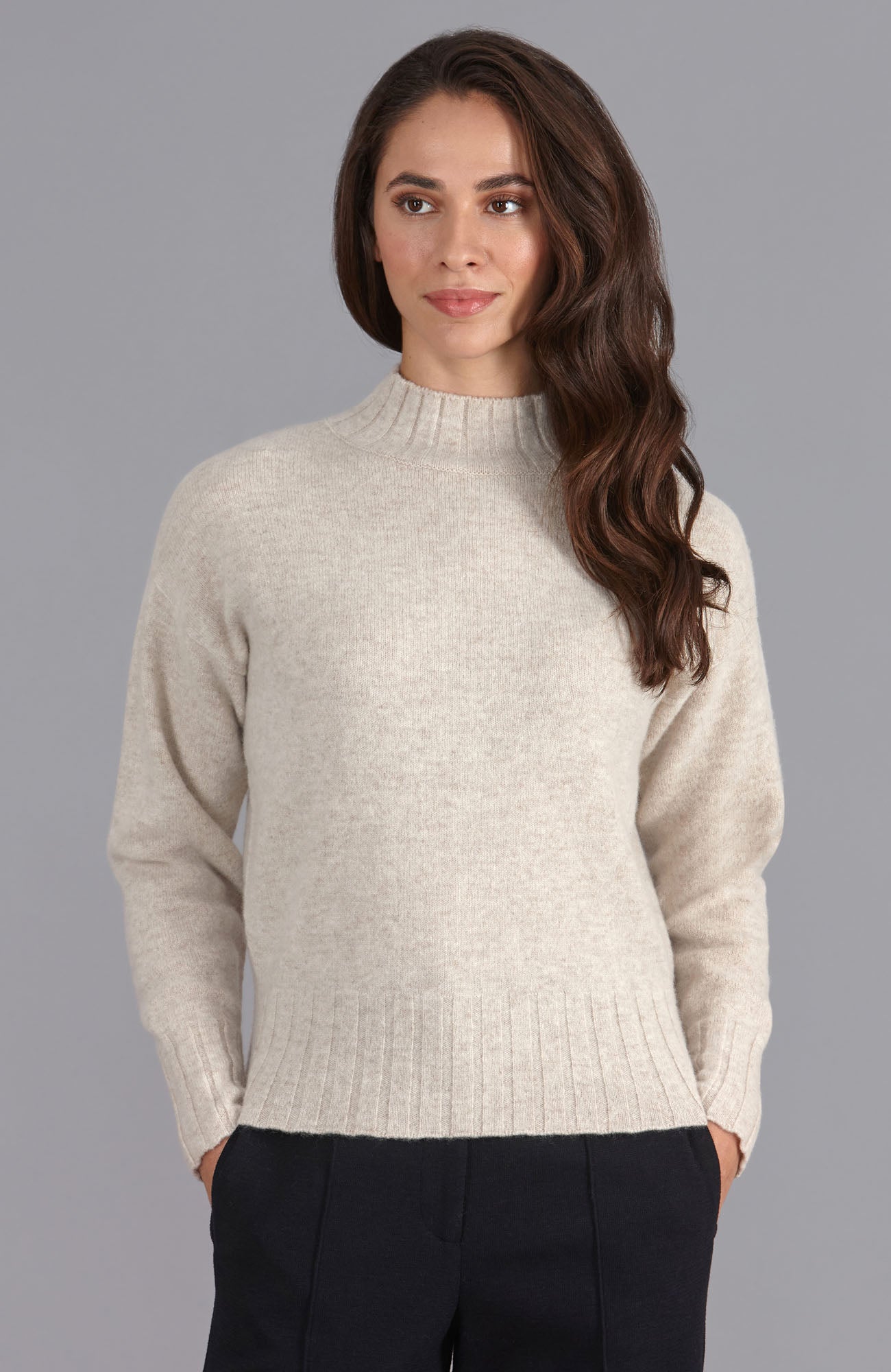 Paul James Lambswool V Neck Ribbed Layla Cardigan With Pockets