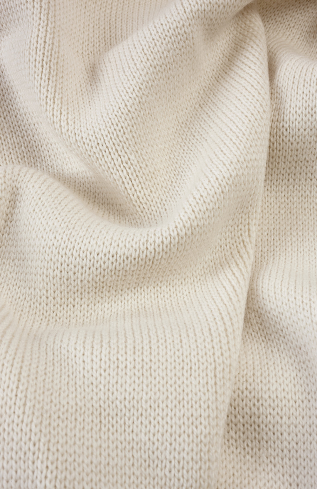 Ecru Mens Fitted Merino Wool Made In England Jumper By Paul James