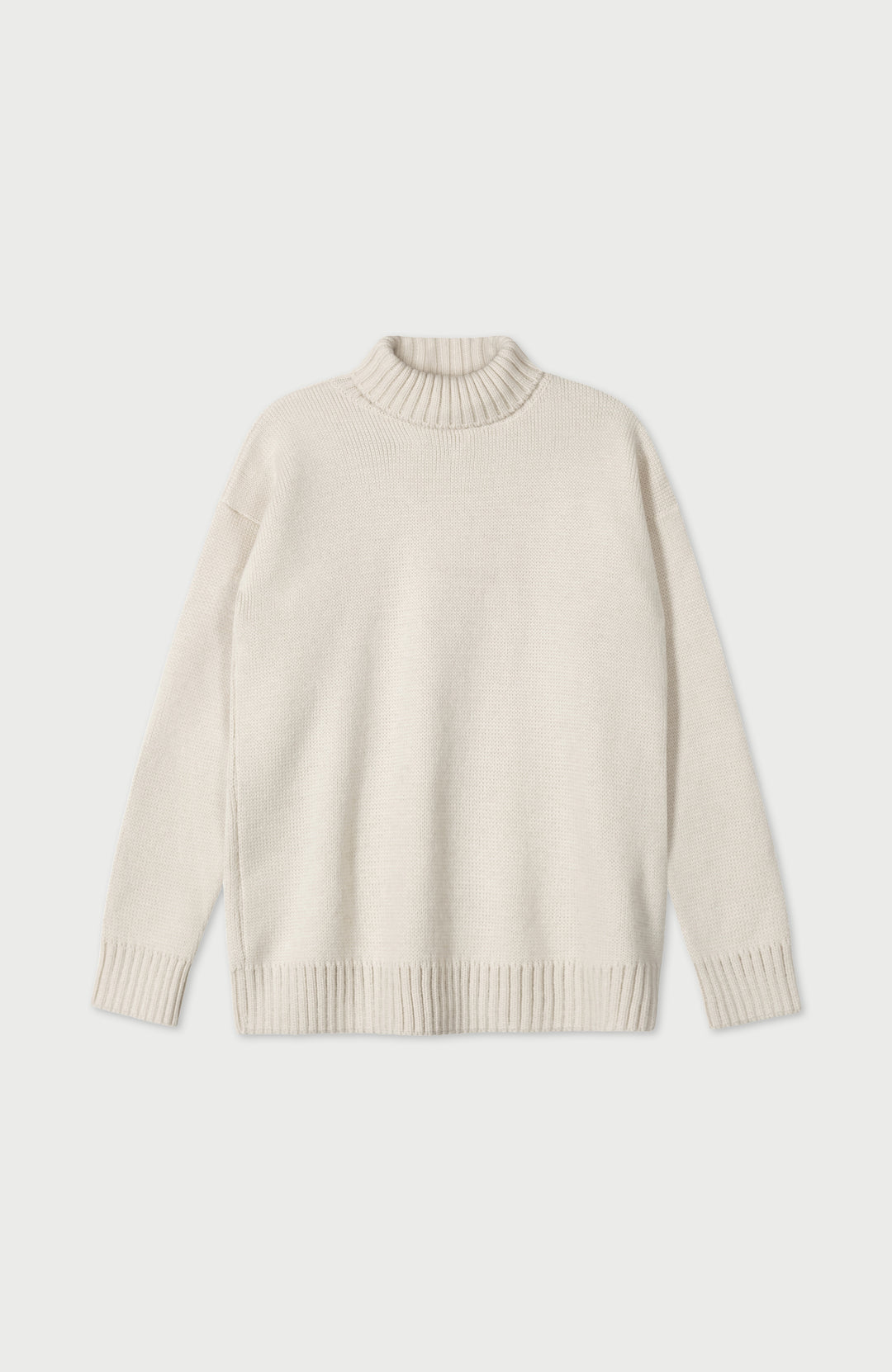 Ecru Mens Fitted Merino Wool Made In England Jumper By Paul James