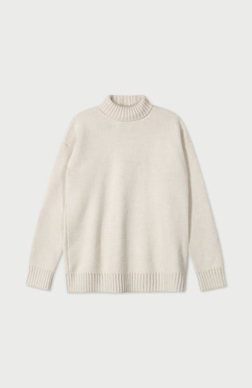 Ecru Mens Fitted Merino Wool Made In England Jumper By Paul James