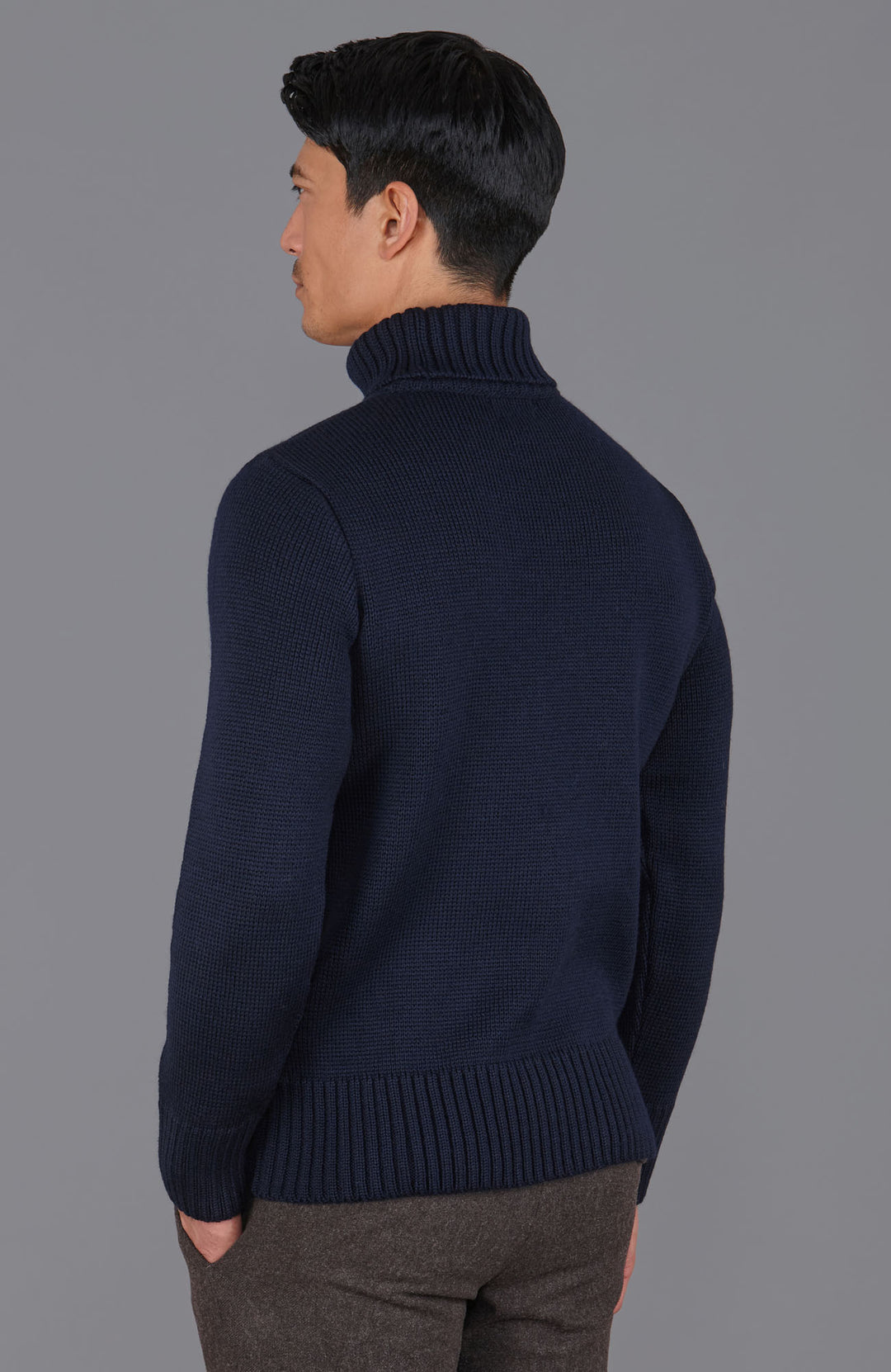 Pull Submariner En Laine Mérinos - Marque Thorness - Taille M Bleu Marine - Neuf Avec étiquettes
