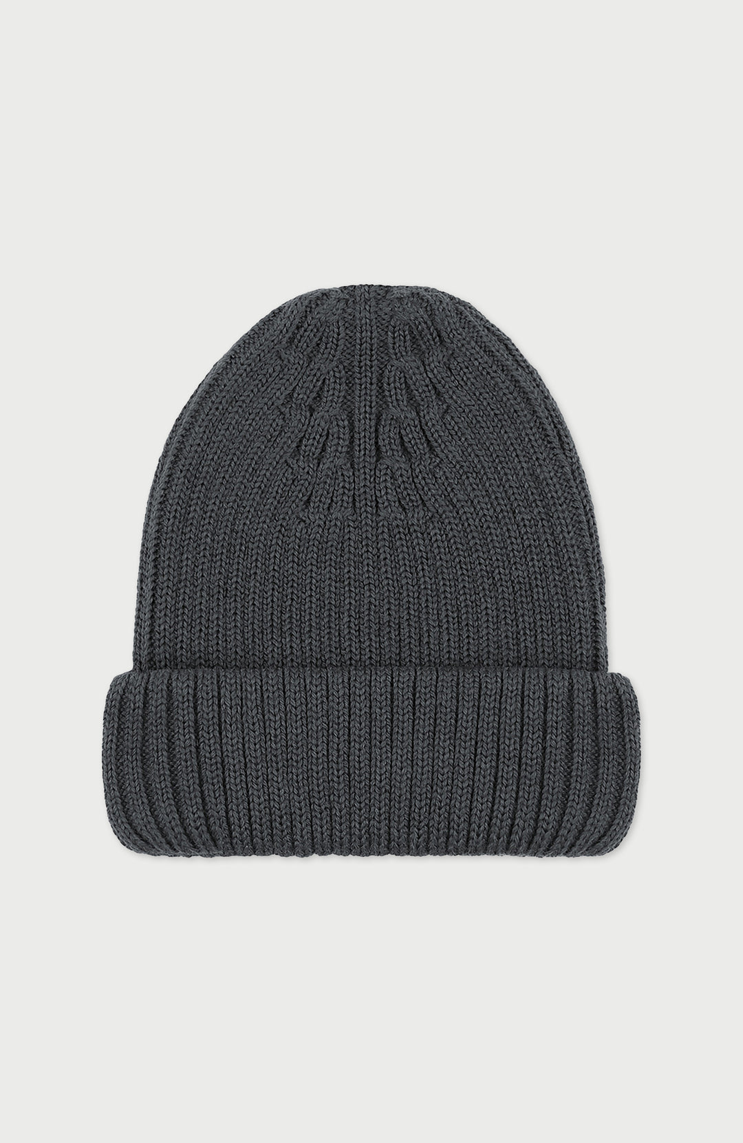 Charcoal Extra Fine Merino Wool Made In England Beanie By Paul James