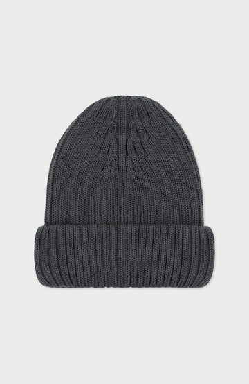 Charcoal Extra Fine Merino Wool Made In England Beanie By Paul James