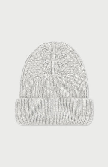Grey Extra Fine Merino Wool Made In England Beanie By Paul James
