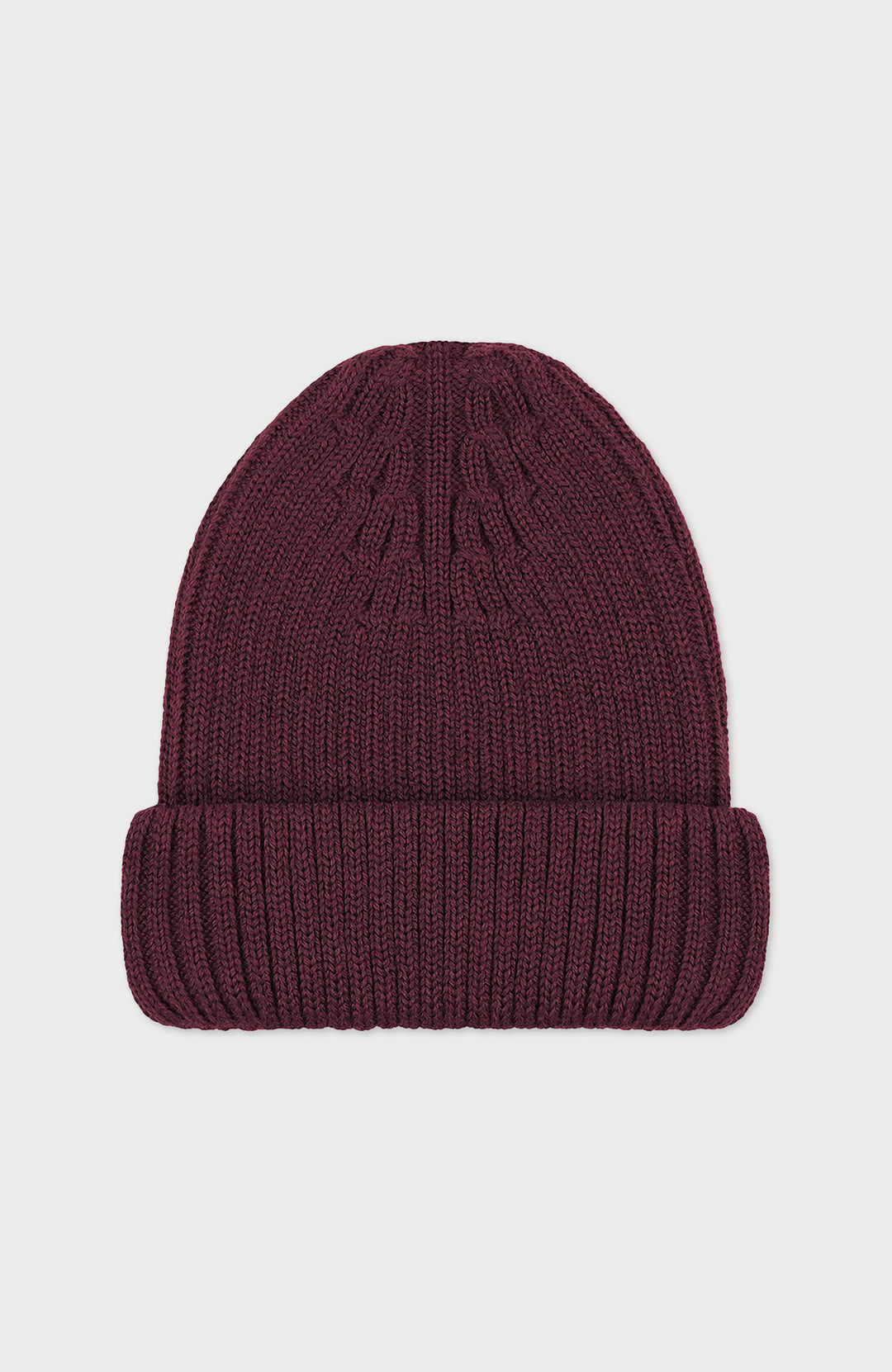Purple Extra Fine Merino Wool Made In England Beanie By Paul James