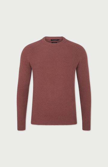 Clay Mens Organic Cotton Raglan Jumper By Paul James