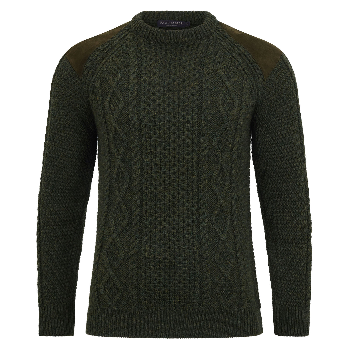 Mens Chunky Merino Wool Shooting Jumper