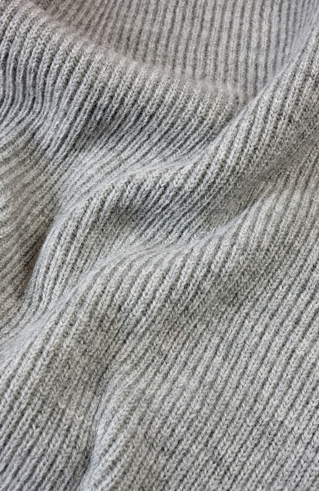 Grey Mens Sheepsoft British Wool Made In England Jumper By Paul James