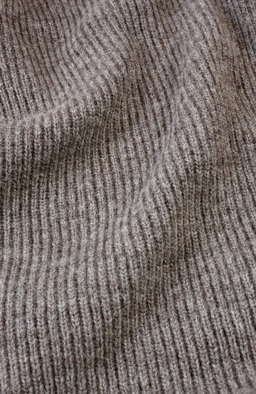 Taupe Mens Sheepsoft British Wool Made In England Jumper By Paul James